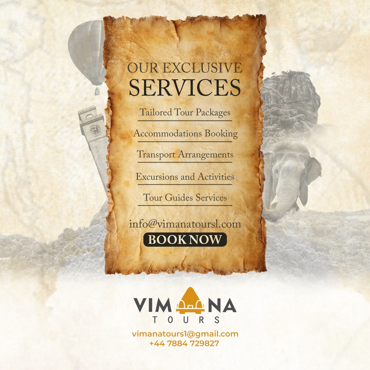 Vimana Tours — Social Media Post